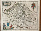 Jansson C. 1640 Map The Duch Of Valois Crpy Hauts-De-France