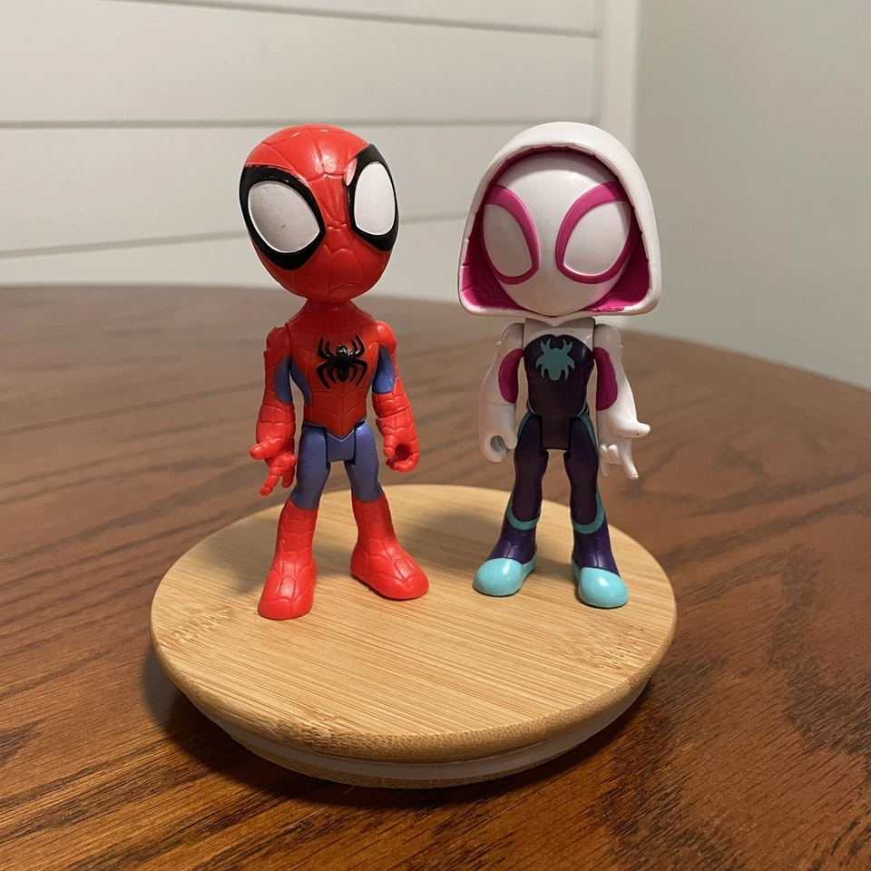 Marvel Spidey and His Amazing Friends Web Squad Lote de 2 Homem-Aranha, Gwen - Imagem 1 de 4