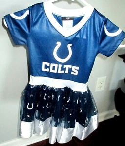 Indianapolis Colts NFL Youth - Toddler 4T Size Dress / Cheer Skirt - Picture 1 of 9
