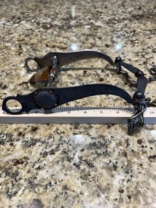 FLEMING Vintage STERLING SILVER Collectable Inlayed Show Bit - Picture 1 of 7