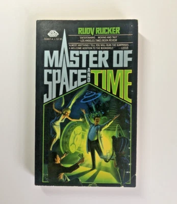 Master of Space and Time Rudy Rucker Baen Paperback Science Fiction 1985 - Image 1 of 4