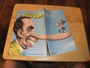 1972 NATIONAL LAMPOON MAGAZINE AUGUST # 29 RICHARD NIXON BIG NOSE COVER GATEFOLD - Picture 1 of 5