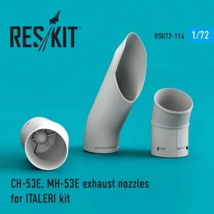 Boquillas de escape 1/72 Reskit RSU72-0114 CH-53E, MH-53E para modelo ITALERI - Imagen 1 de 1