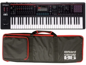 Roland FANTOM-06 Keyboard Synthesizer 61-keys Sequencer Sampler w/ Soft Case NEW - Picture 1 of 15