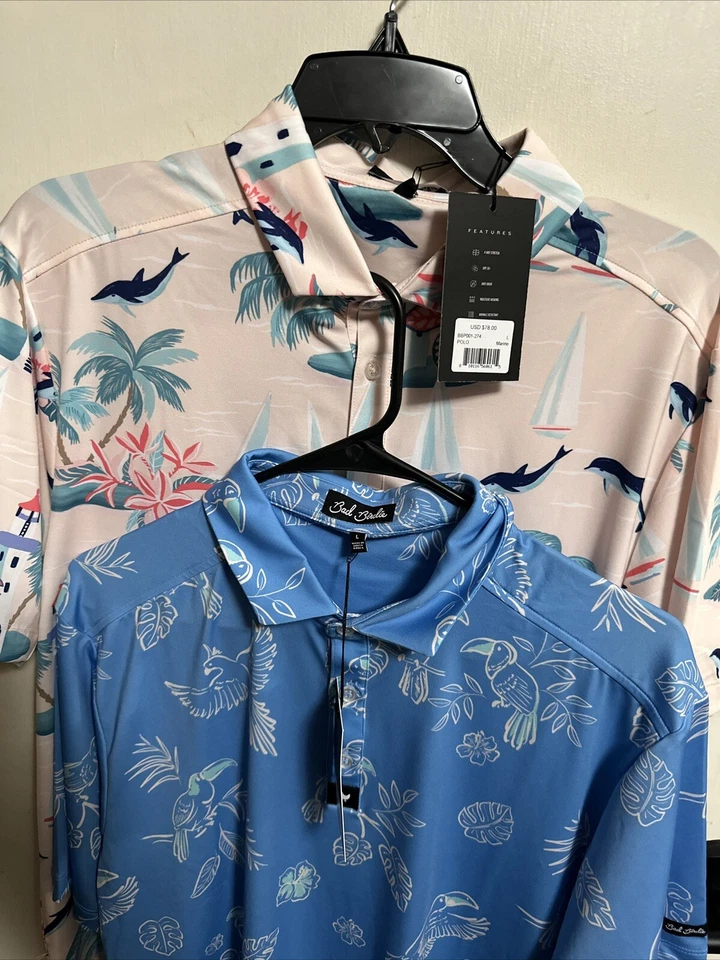 2-2024- Bad Birdie Polo Shirts -crouching Tiger plus Yard XL