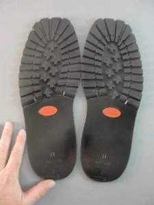 OIL RESIST REPLACEMENT RUBBER BOOT SHOE REPAIR LOGGERS LUG SOLE SIZE 11 COBBLER - Picture 1 of 8