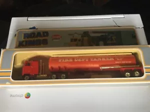 Vintage HO Model Power Road Kings Semi New in Box Fire Dept. Tanker - Picture 1 of 2