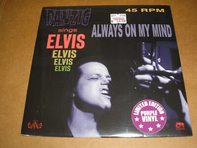 Danzig - Danzig Sings Elvis - Always On My Mind 7" single new Cleopatra Foto 1 de 2