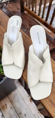 Women's Worthington White Sandals Pumps Shoes Size 9.5 Casual Office — 第 1/4 张图片