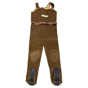 Hodgman Men's Extra Large Regular Brown Neoprene Waders Stocking Foot Style - Picture 1 of 7