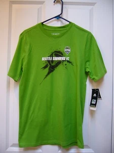 Neu Adidas MLS Seattle Sounders FC Jungen T-Shirt grün Gr. XL 18 Neu mit Etikett - Bild 1 von 5