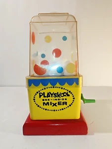 Juguete emergente mezclador transparente Playskool vintage - Imagen 1 de 12