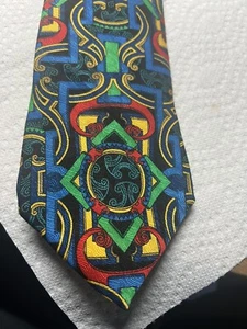 ELECTRIC NECKWEAR Power Tie No Boundaries ~ All Silk ~ 56” - Picture 1 of 4
