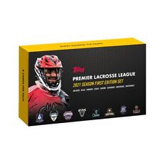 2021 Topps Premier League Lacrosse sealed box 8 cards First Edition SOLD OUT