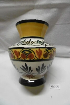 vase ancien en faïence bretonne de saint Jean de Bretagne, H: 11 cm (réf BG65) - Photo 1/4