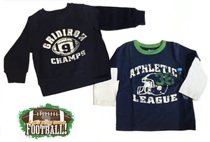 THE CHILDREN'S PLACE ~FOOTBALL CHAMP SWEATSHIRT & TSHIRT~ SZ 24M - Picture 1 of 1