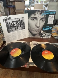 BRUCE SPRINGSTEEN - THE RIVER 1980 UK 1st DOUBLE VINYL LP CBS 88510 EX/EX - Picture 1 of 11