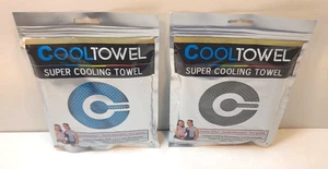 Cool Instant Cooling Towels For Gym-Yoga-Running - Blue and Green - Lot of 2 - Picture 1 of 17