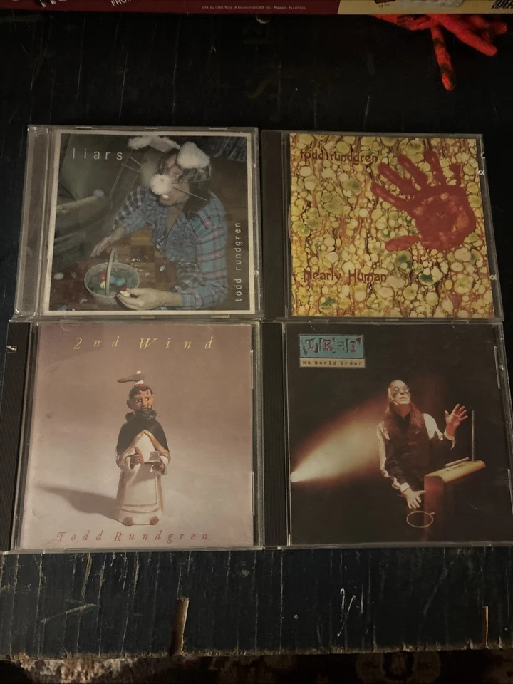 LOT 4 CD Todd Rundgren Utopia Runt  The Ballad Arena RA Rare Prog Rock Lyrics ￼ Foto 1 de 2