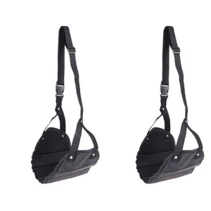 2 Count Fuß Ruhende Hängematte Büro Reisen Flugzeug Fußhalter Für Fußstütze - Bild 1 von 12