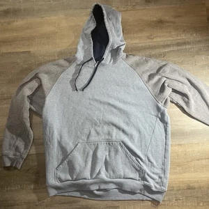 Columbia Hoodie Sweatshirt Mens 2XL Blue & Gray Pullover Marsupial Pocket - Picture 1 of 3