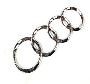 Audi A4 S4 B6 B7 A3 RS4 2002- Hintere Kofferraum Chrom Abzeichen Ringe Emblem Or - Bild 1 von 4