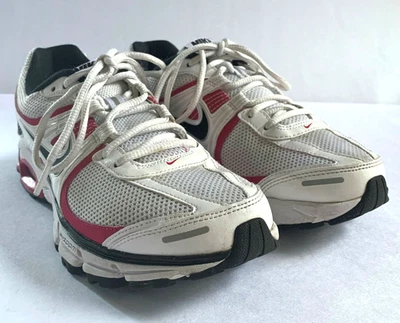 NIKE Zoom Air Mujer Talla 8 Blanco Rosa Atlético Estilo de Vida Tenis 407275-100 Foto 1 de 4