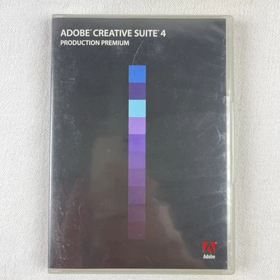 Adobe Creative Suite 4 Production Premium Software Mac OS Good - Image 1 of 2