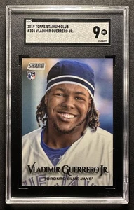 2019 Topps Stadium Club #301 Vladimir Guerrero Jr. RC Rookie SGC 9 Blue Jays - Bild 1 von 2