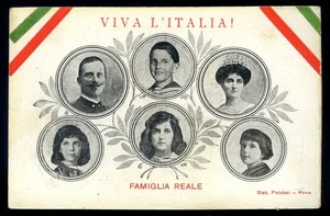 cartolina d'epoca FAMIGLIA REALE SAVOIA - Foto 1 di 2