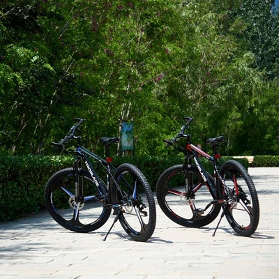 27,5 Zoll Mountainbike 21 Geschwindigkeit Front Hängen Männer und Frauen Fahrrad - Bild 1 von 4