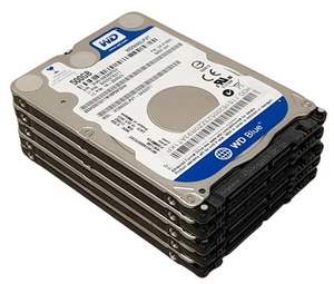 5 disques durs Western Digitial WD Blue WD5000LPVT 500 Go Sata 2,5" santé 100 % - Photo 1/1