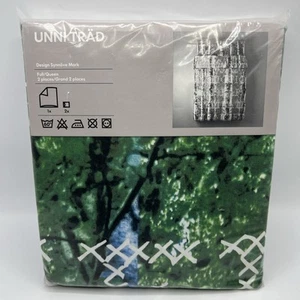 Copricuscino Copripiumino Ikea Unni Trad Completo Queen Synnove Mork - Foto 1 di 6