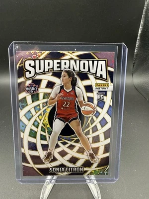 2025 Panini Instant WNBA Sonia Citron Rookie Supernova Mystics RC #SN-19 - Image 1 of 2