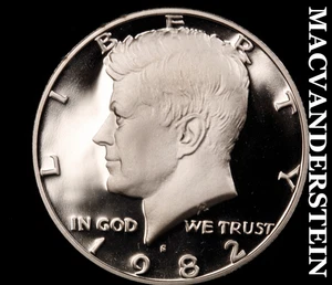1982-S Kennedy Half Dollar - Choice Gem Proof Lustrous No Reserve #D4760 - Bild 1 von 2