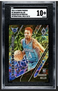 2023-24 Phoenix - Operation Detonation Brandon Miller #2 Gold /10 (RC) SGC 10 - Bild 1 von 2