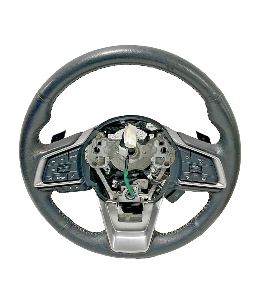 Volante 2024 Subaru Outback Legacy couro preto aquecido fabricante de equipamento original - Imagem 1 de 4