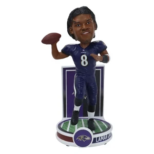 Lamar Jackson Baltimore Ravens Banner Series Bobblehead NFL Fútbol - Imagen 1 de 1
