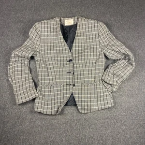Pendleton Country Sophisticates Blazer Womens Plaid Career Jacket - Picture 1 of 8