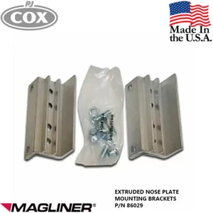 Kit de soporte de montaje de nariz Magliner para placas de nariz de aluminio extruido 86029 - Imagen 1 de 1