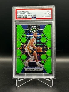 Mosaico 2022 #92 Stephen Curry verde fluorescente #/10 - PSA 8 - POP 2 (n.10) - Foto 1 di 2