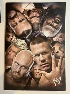 WWE 2014 RAW x SMACKDOWN Wrestling Tour Programa Revista John Cena Brock Lesnar - Imagen 1 de 3