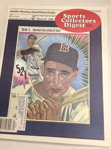 Sports Collectors Digest Magazine Hockey Price Guide March 27, 1992 061217nonr - Bild 1 von 1