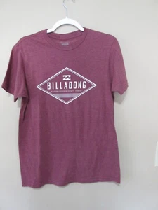 Billabong Men's T Shirt Medium Red Short Sleeve Lightweight Surf Skate - Picture 1 of 3