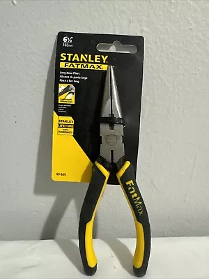 STANLEY FATMAX LONG NOSE PLIERS 6 1/2 165mm - Image 1 of 4