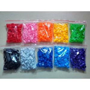 200Pcs 10mm Bird Rings Leg Bands For Pigeon Parrot Clip Rings Number 1-100 - Picture 1 of 22