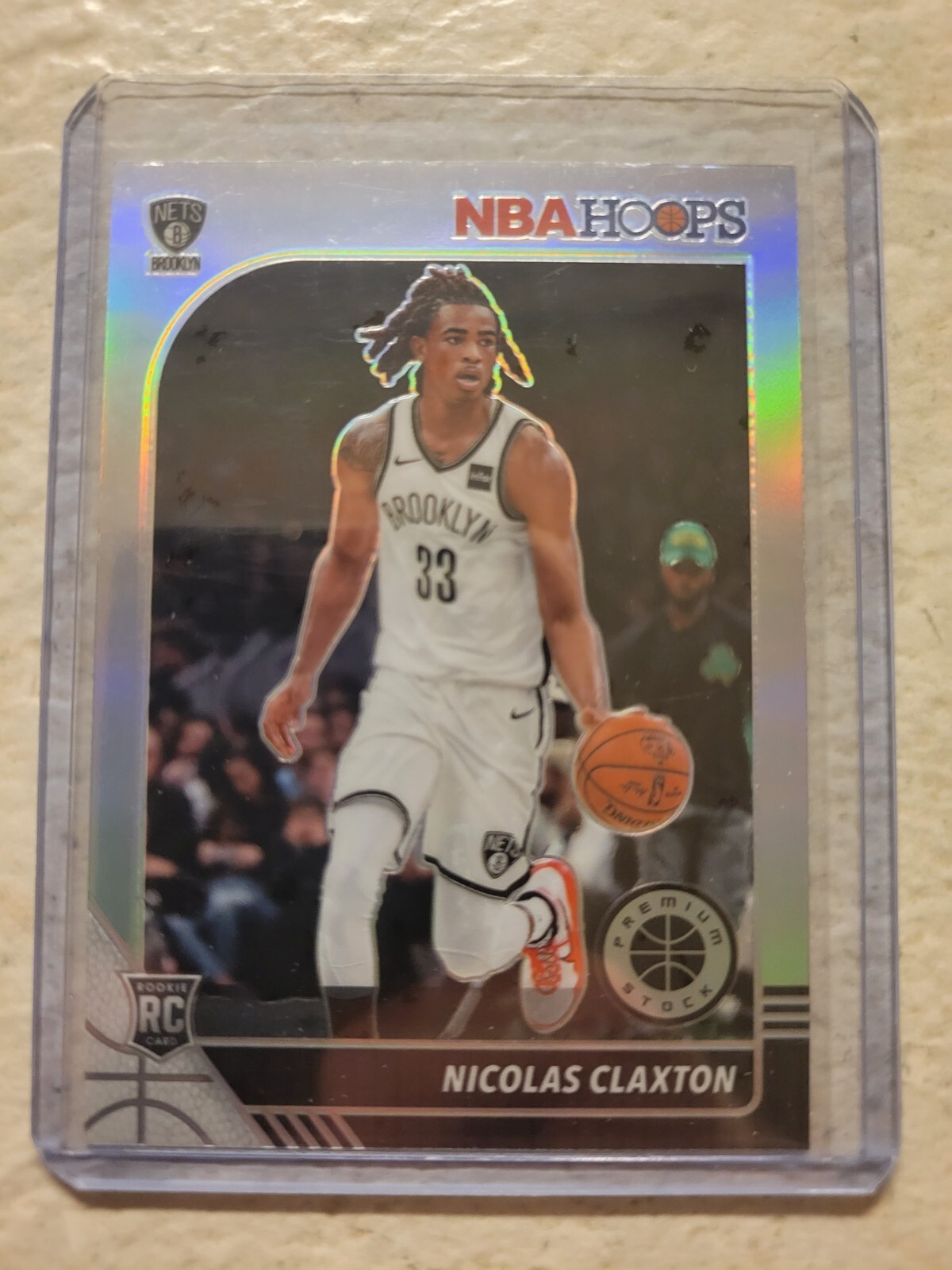2019-20 Panini Hoops Premium Stock Silver Prizms #241 Nicolas Claxton RC