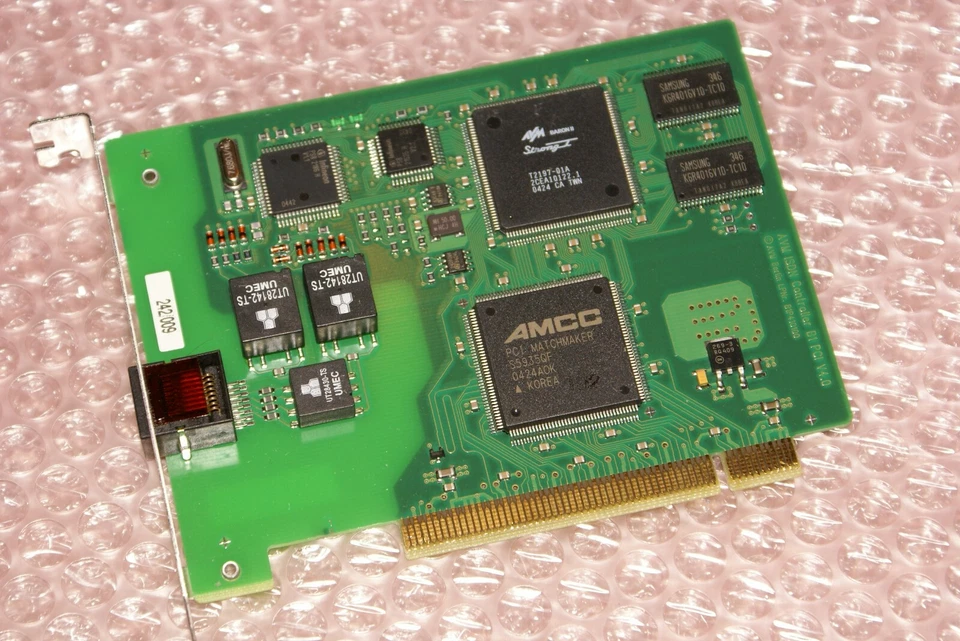 AVM ISDN Karte - mit Ethernet / RJ45 Anschluss AMCC Baron - Bild 1 von 1