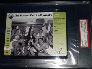 PSA 10 GEM MINT  Boston Celtics Dynasty   Grolier Card #95-9    Dated 1998 - Picture 1 of 3