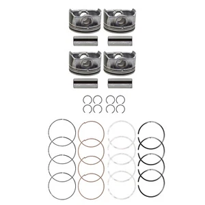 4 Set Engine Piston w/ Rings Kits For Hyundai Kia 2.4L 2011-2019 23410-2G500 - Picture 1 of 12